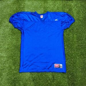 Vintage 90s Rawlings Blank Football Jersey Size XXL Royal Blue